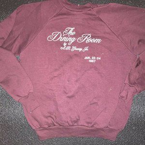🎭🎟 Adult Large Vintage 'The Dining Room' Play by A.R. Gurney Sweatshirt 🎟🎭